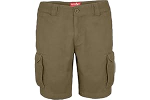 westAce Mens Cargo Shorts Casual 100% Cotton Summer Half Pants 6 Pocket Combat Chino Utility Essential Workwear Shorts Sizes 32 to 44