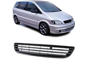 ‎CARPARTS-ONLINE Sport Kühlergrill ohne Emblem Schwarz für Opel Zafira A 99-05