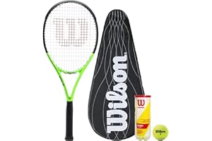 RACKETWORLD Wilson Blade Tour XP 103 Raquette de tennis en graphite, housse de performance et 3 balles de tennis