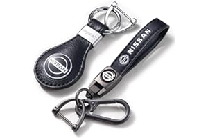 Bobicon Car Keyring, Leather Keychin replacement for Car, SUV, Auto, Unisex Keyring for Car Accessories