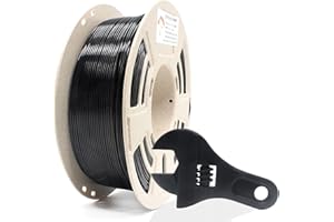 RepRapper PLA Plus (PLA+) Filament 1.75mm, Toughness Enhanced 3D Printer Filament PLA Pro Fit Most 3D FDM Printers, Dimensional Accuracy +/- 0.03 mm, 1kg Spool(2.2 LBS), Modified PLA Black