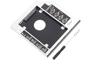 RGBS funda SATA 2 nd HDD disco duro HD Caddy para 12,7 mm universal portátil de CD/DVD-ROM óptico Bay