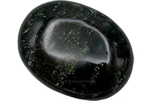 AMAZING GEMSTONE Crysta Palm Stone Piedra curativa natural para Chakra Balancing Spritual Good Luck (Bloodstone)