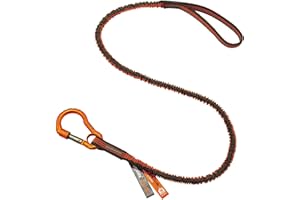 ERGODYNE 3100F(x) Standard Orange & Grey Tool Lanyard Single Carabiner - 10lbs