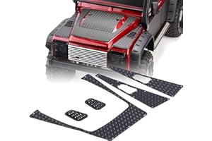 01 02 015 Metal Anti‑Skid Plate, Intake Grille for RC Car Light in Weight for ‑4 TRX4 1/10 RC Car