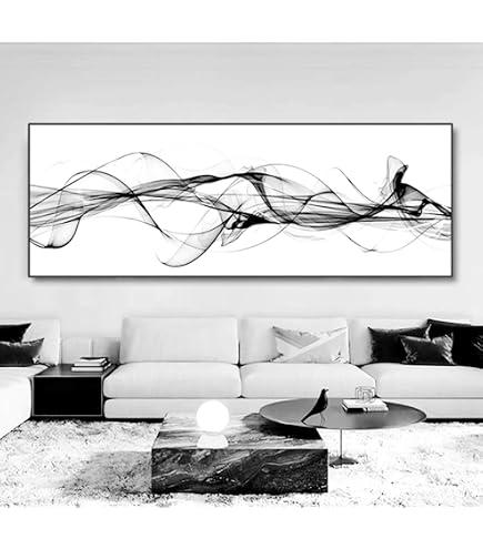 Sinus Art Wandbild Dekorative abstrakte Kunst Modern Verzierend, Echt Glas mit makellos glatter Oberfläche