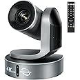 Vunvooker 4K HDMI PTZ Cam,20X Conference Room Camera,AI Auto Focus and Auto Tracking,With LAN/USB3.0/HDMI/RS232/RS485 for IP Live Streaming,Video Conference and Church Education,2024 Version