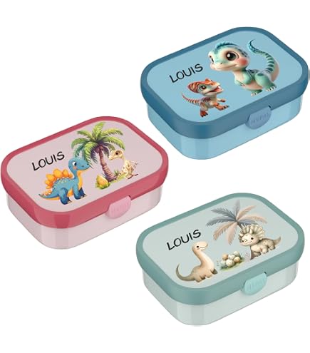 Kinder Brotdose Mit Trennschale – Personalisierbar Mit Namen & Motiv, 1 Liter Volumen, BPA-frei – Ideal Für Kita & Schule