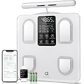 arboleaf Intelligent Body Weight Scale with 8 Electrodes and Large LED | 8 Electrode Balance, Fat and Muscle Mass Measurement