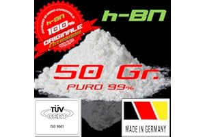 NITROBOR h-BN Trattamento antiattrito Olio Motore Permanente Nitruro di Boro Esagonale Ricostruente e Anti attrito (50 Gr.)