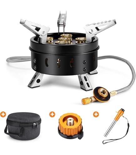 Campingmoon Lanterna A Gas T-1 - Lampada Da Campeggio Gassificazione, Custodia Legno, Isobutano (Carburante Non Incluso) - Foto 10