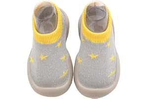Gavena Baby Slippers Socks Toddler Girls Slippers Cotton Newborn Boys Breathable First Walking Shoes Soft Sole Non Slip