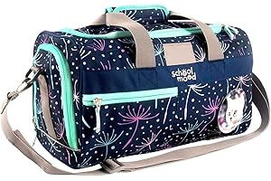 School-Mood Sporttasche für die Grundschule - Geräumig, mit Nassfach, Reißverschluss, abnehmbarem Schultergurt & reflektierenden Flächen, Trainingstasche & Freizeittasche