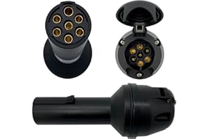 SAMETRUCK Spannungswandler Adapter 7 pol LKW 24V 12V Anhänger Can Bus Spannungsreduzierer