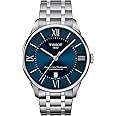 Tissot Analogue Classic Silver Strap Men's Wrist Watches T099.407.11.048.00, T0994071104800, CHEMIN DES TOURELLES POWERMATIC 80