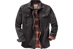 Legendary Whitetails Męska koszula z podszewką flanelową, woskowana bawełna, wodoodporna