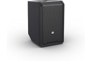 LD Systems ANNY 8 Tragbarer Bluetooth PA-Lautsprecher mit Akku und Mixer, Stage Black
