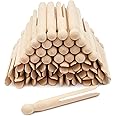 Juvale Wooden Traditional Clothespins (4.3 x 0.5 in, 50 Pack)