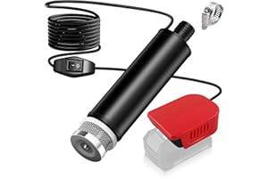 OGJUNX Tiefbrunnenpumpe für Einhell 18V Power X-Change Akku, 500GPH Tauchpumpe für Pool Draining, Garden, Pond, Deep Well