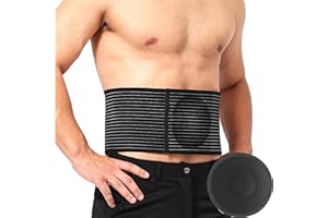 FYSXU Umbilical Hernia Belt for Men & Women, Abdominal Binder Adjustable Truss Support, With Hernia Support Pad, for Naval, Ventral, Incisional, Epigastric, Belly Button Hernias, Pre Post Surgery(L/XL)
