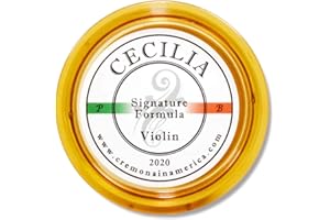 CECILIA Signature Formula Colophane pour violon spécialement formulée pour archets de violon (nouvelle méthode de mélange de forme liquide) (Mini (Half Cake))