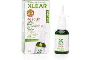 Xlear Rescue Natural Nasal Spray with Xylitol, Oregano and Tea Tree (Pack of 1)