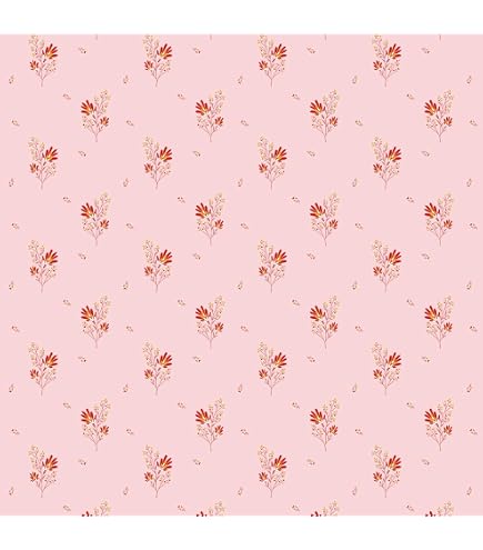 Baumwolljersey Digitaldruck Romantische Blumen | Mint/rosa/rot