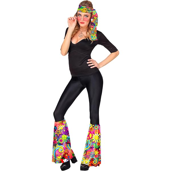 Déguisement Année 80 60s Fringe Womens Plus Hippie Costume - Hippie Costumes Deguisement Femme
