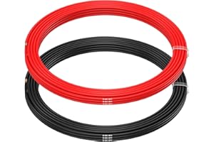 MMOBIEL 20 AWG Cavo Elettrico Silicone - 20 Gauge (0,52 mm²) Cavo in Rame Stagnato - 2 Fili Separati Rosso e Nero Ciascuno 5m / 16.4ft per Riparazione Elettrica, Sensori, RC, Droni, Cavi per Oratori