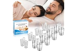 PVFH8F Schnarchstopper, Anti Schnarch Nasenspreizer, gegen Schnarchen Nase Dilator Anti Snoring Verhindern Nasenklammer Schnarchen Stopper, Besser Atmen, Besser schlafen [2 Stile 4 Größen]