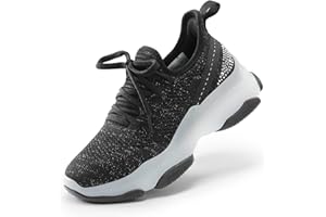 DREAM PAIRS Zapatillas Deportivas Sin Cordones para Niños Zapatillas Running para Correr Ligeros con Suela Antideslizantes