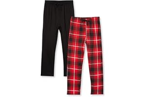 FM London 2er-Pack Pyjama für Herren - Leichte Herren-Pyjamahose, Loungewear und Nachtwäsche