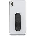 MOMOSTICK - The Original! Mobile Phone Finger Holder - Mobile Phone Grip (Leather Series - Black)