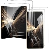 MEMELOKA Screen Protector for Honor Magic V5/V3/V2, 2+2 Pieces Flexible TPU Screen Protector Indoor and Outdoor with 3D Full