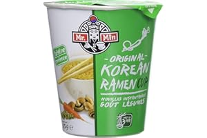 Mr Min Ramen Coréen Cup Légumes 65 g Pack de 24