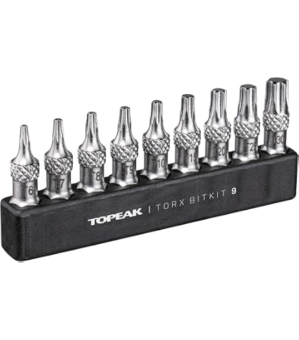 Clé à Couple à Cliquet Réglable TOPEAK Torq Stick - Gamme 2-10 Nm - 5 Pièces - Neuf