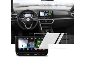 BIXUAN 10 Pollici Pellicola Protettiva compatibile con Seat Leon MK4 5F KL ST FR/Cupra Formentor 2020-2022 2023 Navi Film,Trasparente 9H Vetro Temperato Protettiva GPS Navigatore