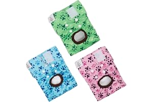 CuteBone Pieluchy dla psów suk XSmall 3-pak D06XS