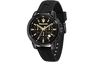 Maserati Montre pour Homme, Collection Successo, en Acier, Silicone, avec Bracelet en Silicone - R8871621011
