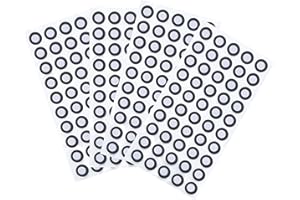 Revopoint Marcatori di Scansione 3D per Scanner 3D, Motivi altamente riflettenti e adesivi per il tracciamento di oggetti senza caratteristiche, Scansione ottimizzata, 200 punti, 6,0mm