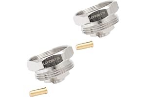 BLUMKRAFT Heizkörperadapter, M30 x 1,0 Auf M30 x 1,5, Feingewinde für Thermostat/Thermostatkopf (2 Stück)