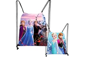 CGYADSY Sacca con Coulisse(2 PCS), Sacca Sportiva, Zaino da Ragazza e Ragazzo, Ideale per Sport, Scuola, Tempo Libero, Asilo, Il Regalo per Bambini e Adolescenti, 32x38cm