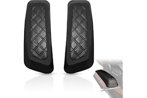 ONETK WOWTK Hard Saddlebag Lid Bra/Covers fits for Harley Davidson 2014-2023 Touring Road Glide FLTRX Electra Glide FLHT Road King FLHR Street Glide FLHX and Tri Glide Models,w/Black Stitching