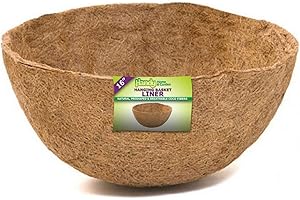 HANDY HOME & GARDEN Handy Home and Garden 1 x 16" (40cm) Bowl Shaped Coconut Hanging Basket Liner