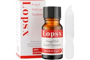 Trattamento per Micosi Unghie Piede Lopsx – Antimicotico Unghie Piedi Formula Innovativa e Delicata, Protezione Duratura, Applicazione Facile con Pennello Sottile, 10ml