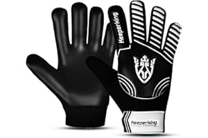 ‎KEEPERKING Keeperking Torwarthandschuhe Kinder, Jungen und Mädchen, Junior Fußballhandschuhe Fußball Spielerhandschuhe für Jungen tormannhandschuhe Große 4-7