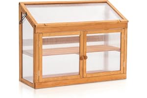 MCombo 0160 - Serra a 2 ripiani regolabile in altezza, in legno e policarbonato