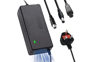 HONSZEX Electric Scooter Charger for Xiaomi M365 pro/Ninebot, 42V 2A Hoverboard Charger for 36V Li-ion Battery, Universal Charger for Self Balancing Scooter E Bike, E Scooter Charger power Adapter 3 pin 1 pin