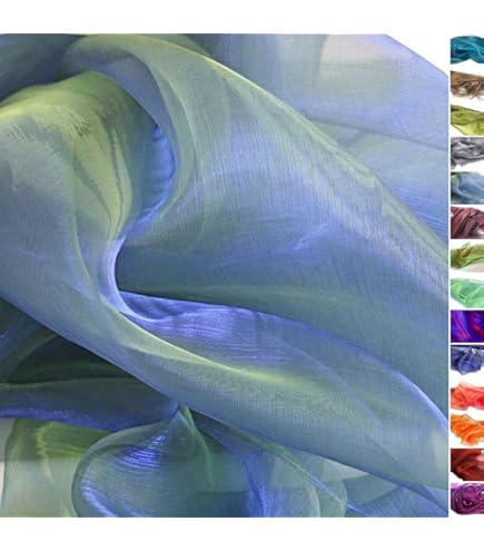 TOLKO 1m Organza stof als decoratiestof per meter | vleugje