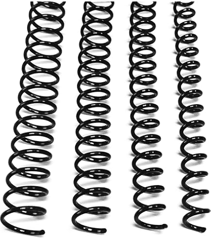 Clear Plastic Spiral Binding Coils 5/8" (16mm), 135 Sheet